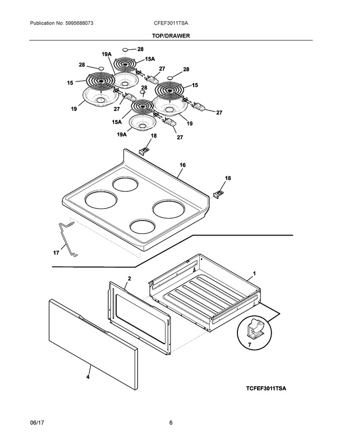 Diagram for CFEF3011TSA