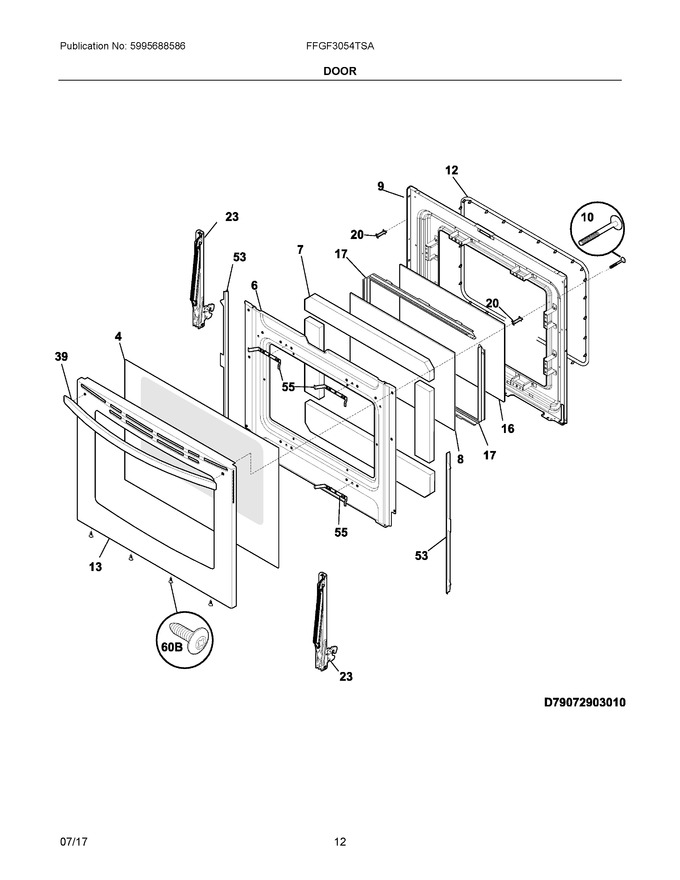 Diagram for FFGF3054TSA
