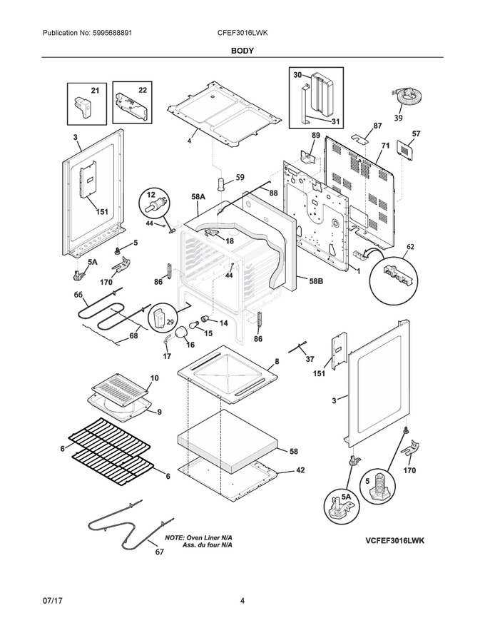 Diagram for CFEF3016LWK