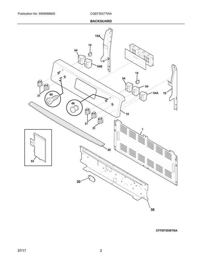 Diagram for CGEF3037TWA