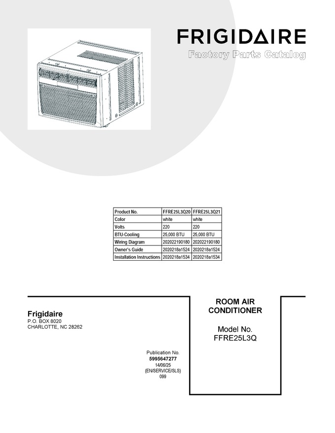 Diagram for FFRE25L3Q20
