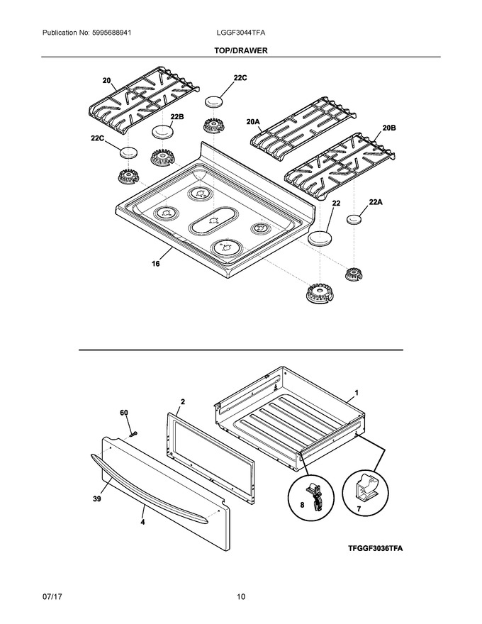 Diagram for LGGF3044TFA