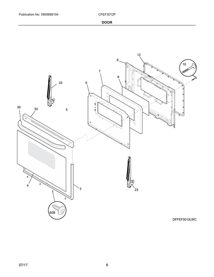 Diagram for CFEF3012PWE