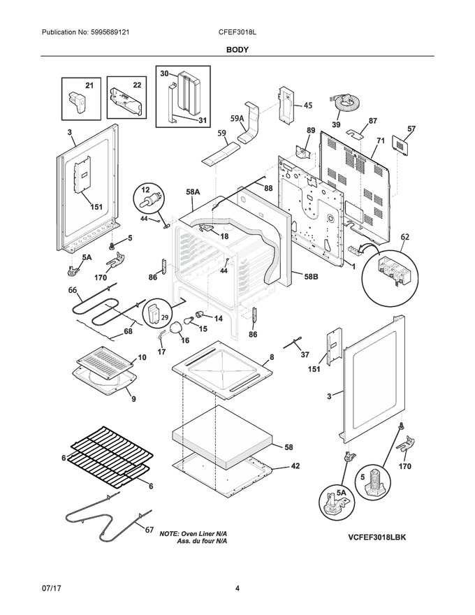 Diagram for CFEF3018LWK