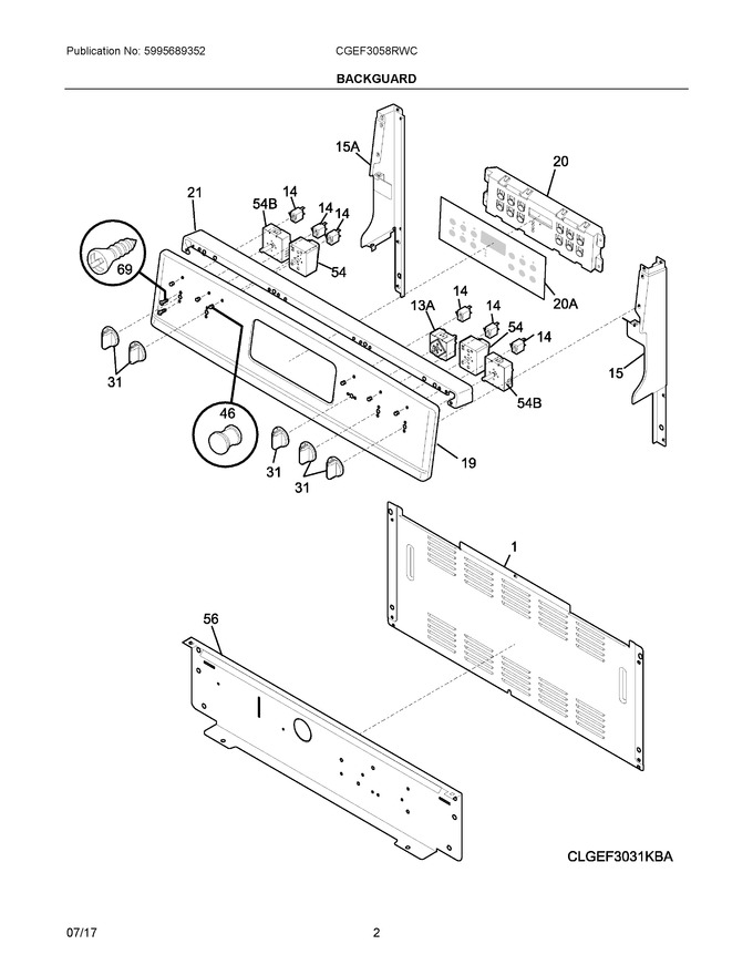 Diagram for CGEF3058RWC
