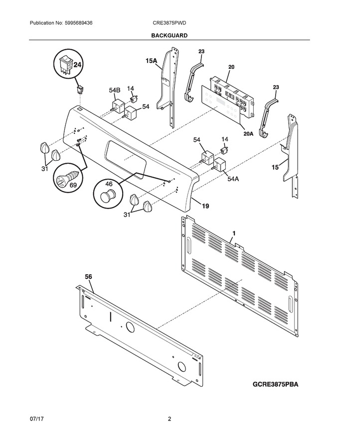 Diagram for CRE3875PWD