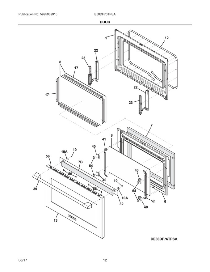 Diagram for E36DF76TPSA