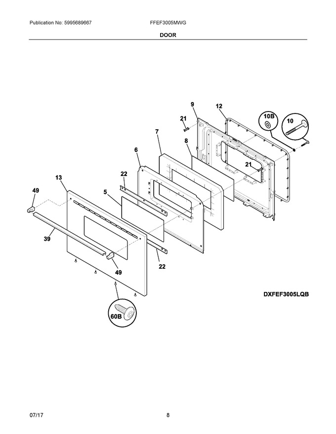 Diagram for FFEF3005MWG