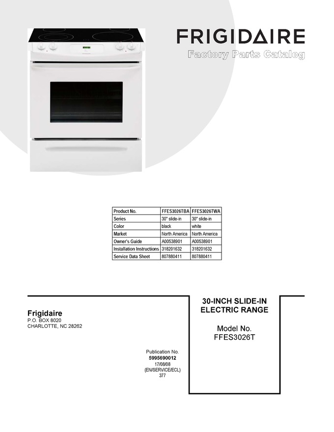 Diagram for FFES3026TWA