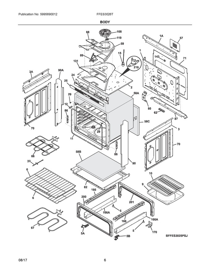 Diagram for FFES3026TWA