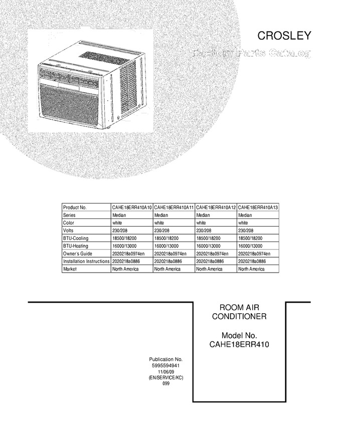 Diagram for CAHE18ERR410A10