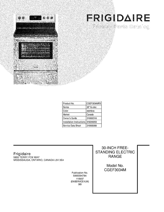Diagram for CGEF3034MFB
