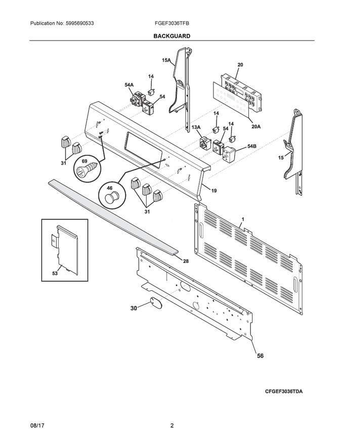 Diagram for FGEF3036TFB