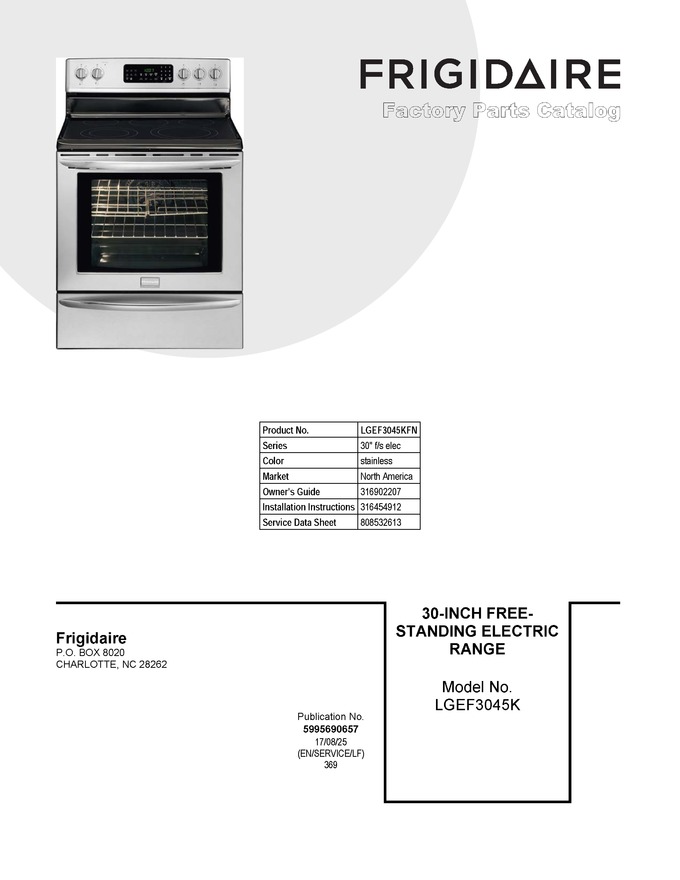 Diagram for LGEF3045KFN