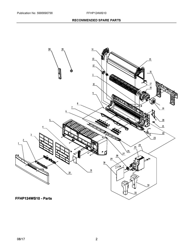 Diagram for FFHP124WS10
