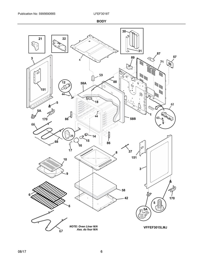Diagram for LFEF3018TWC