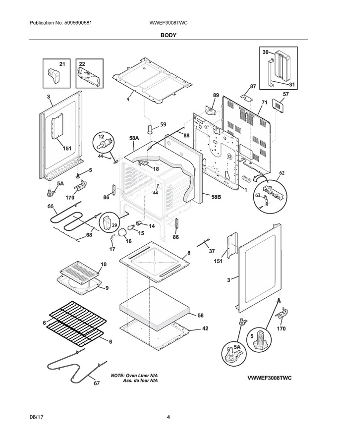 Diagram for WWEF3008TWC
