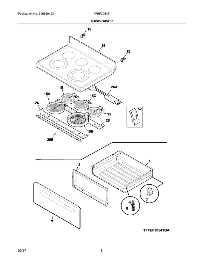 Diagram for FFEF3054TWA