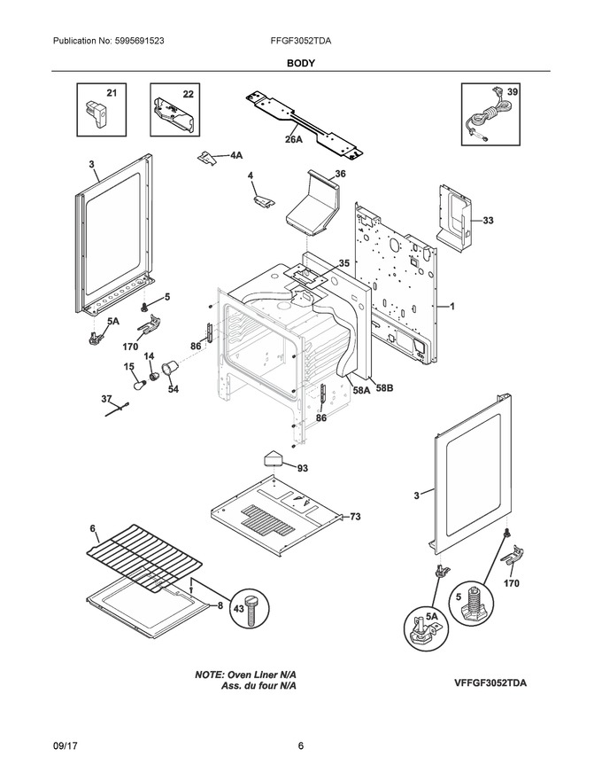 Diagram for FFGF3052TDA