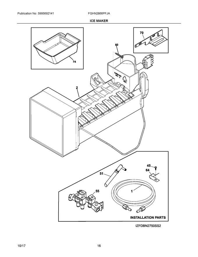 Diagram for FGHN2866PFJA