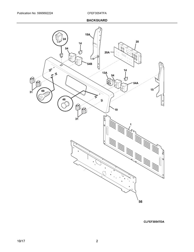 Diagram for CFEF3054TFA