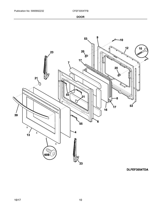 Diagram for CFEF3054TFB