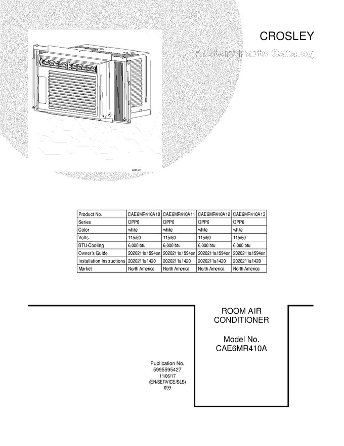 Diagram for CAE6MR410A13
