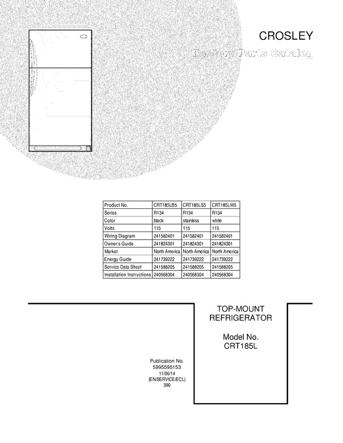 Diagram for CRT185LS5