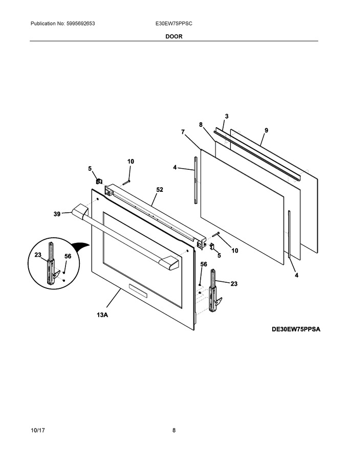 Diagram for E30EW75PPSC