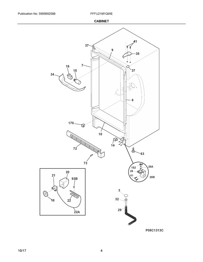 Diagram for FFFU21M1QWE