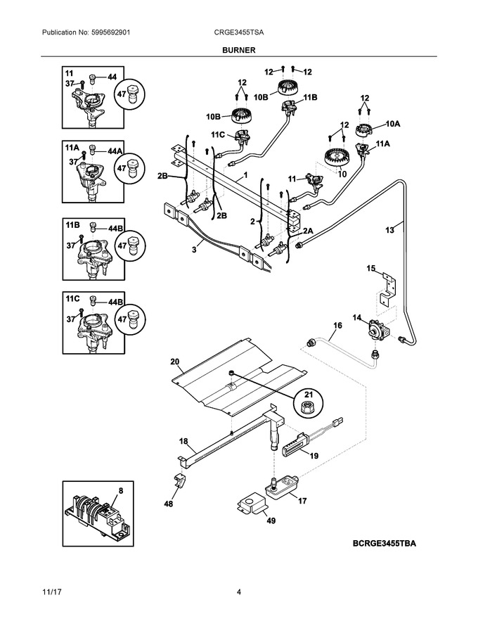 Diagram for CRGE3455TSA