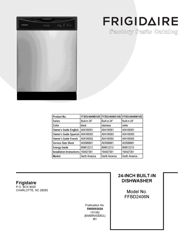 Diagram for FFBD2406NB10B