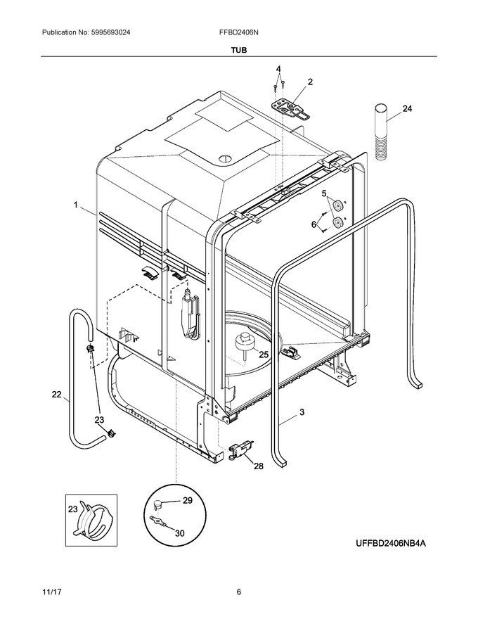 Diagram for FFBD2406NS10B