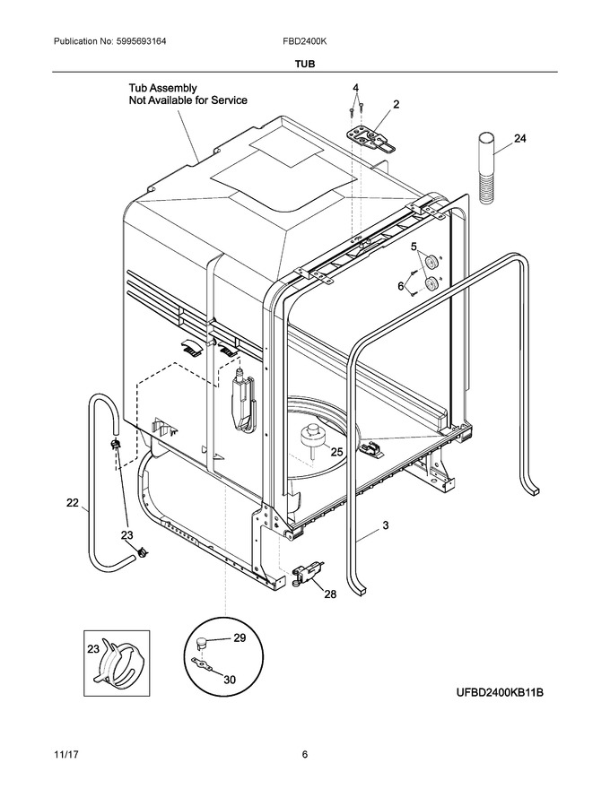 Diagram for FBD2400KW11B