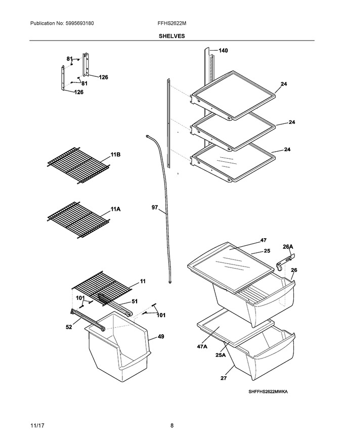 Diagram for FFHS2622MWNA