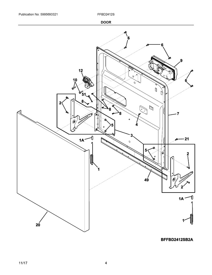 Diagram for FFBD2412SB2A