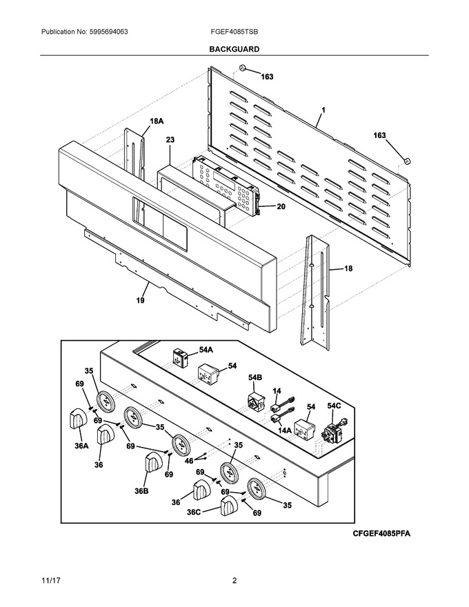 Diagram for FGEF4085TSB