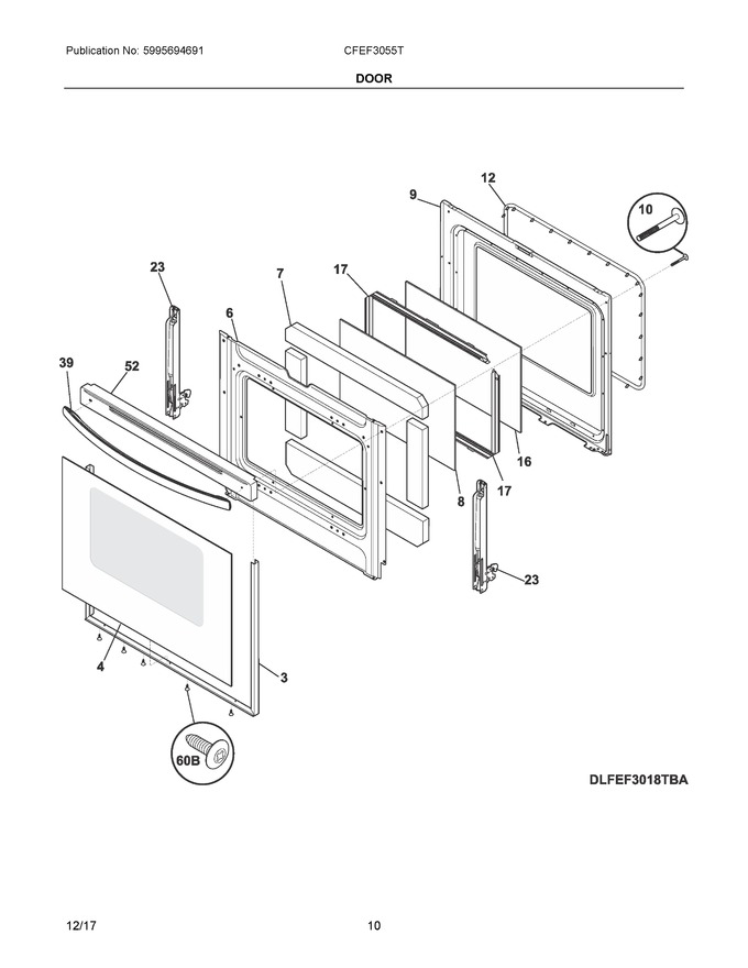 Diagram for CFEF3055TWD