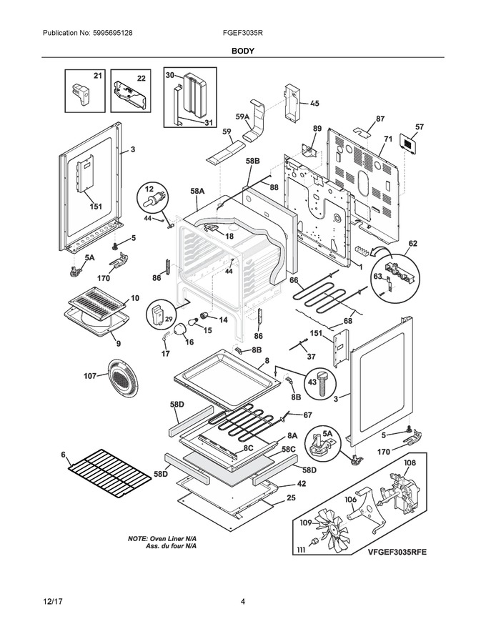 Diagram for FGEF3035RBE