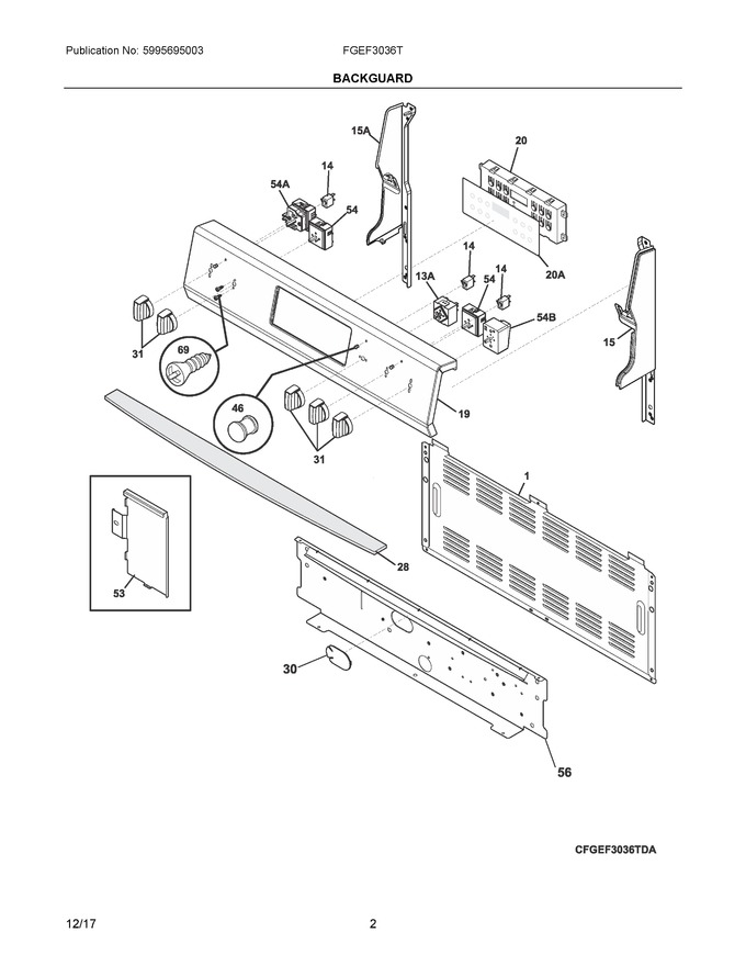 Diagram for FGEF3036TWC