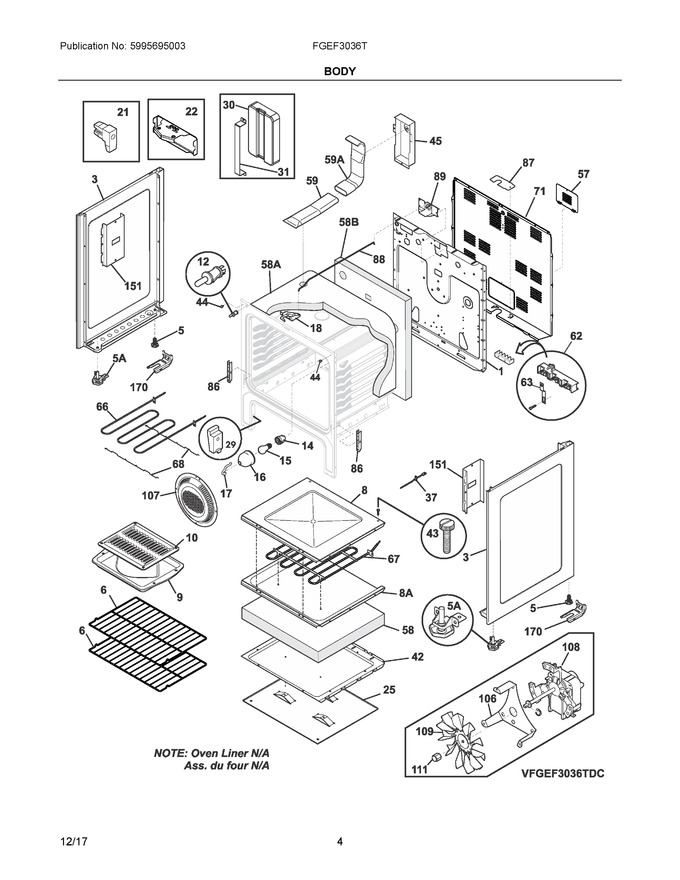 Diagram for FGEF3036TWC