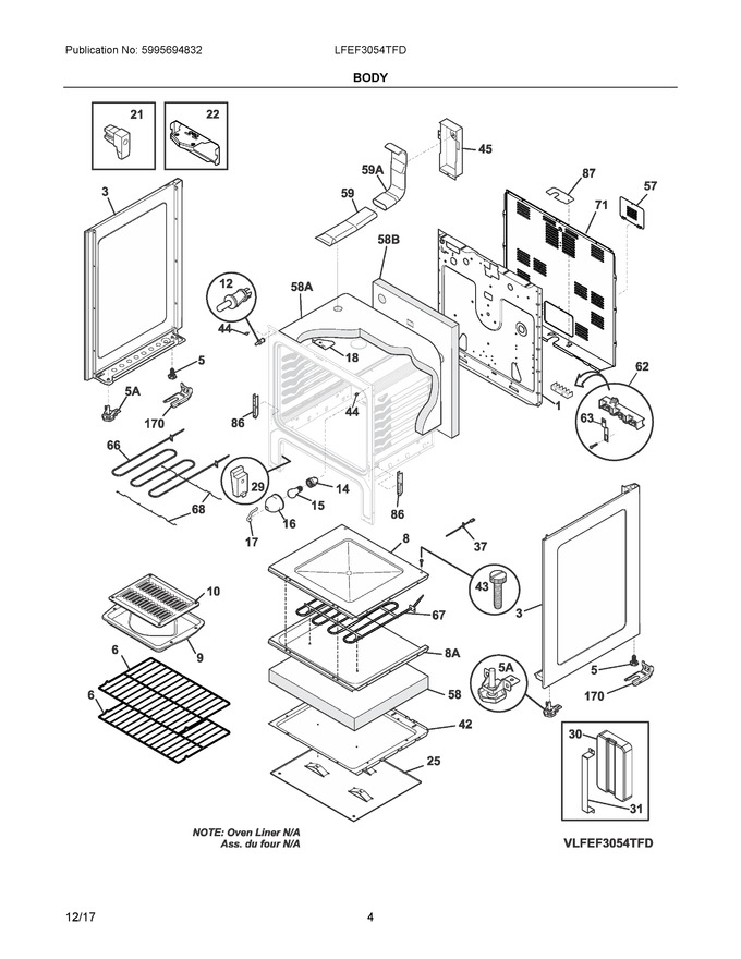 Diagram for LFEF3054TFD