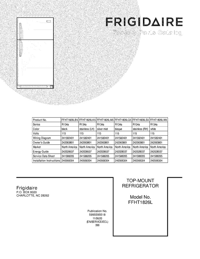 Diagram for FFHT1826LB5