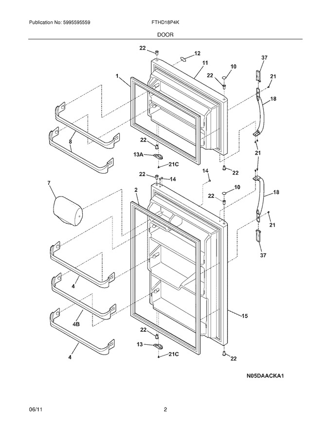 Diagram for FTHD18P4KW4
