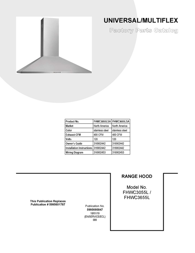 Diagram for FHWC3655LSA
