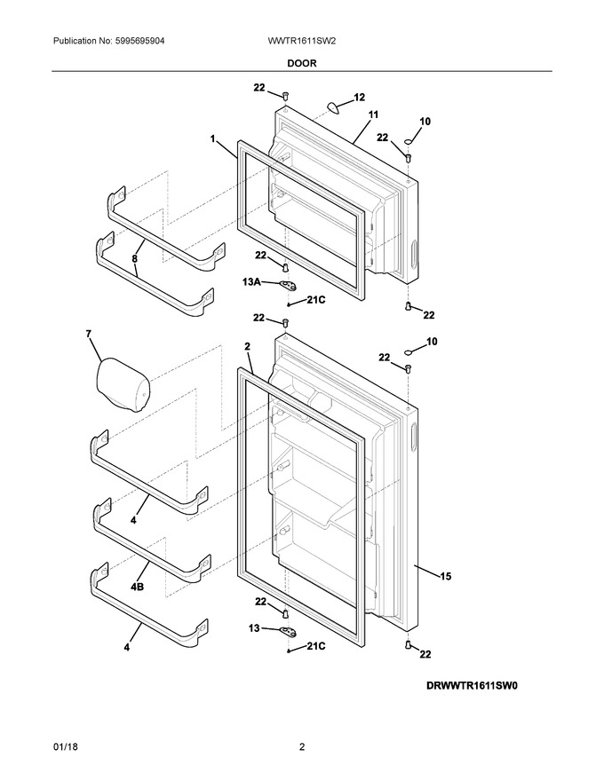 Diagram for WWTR1611SW2
