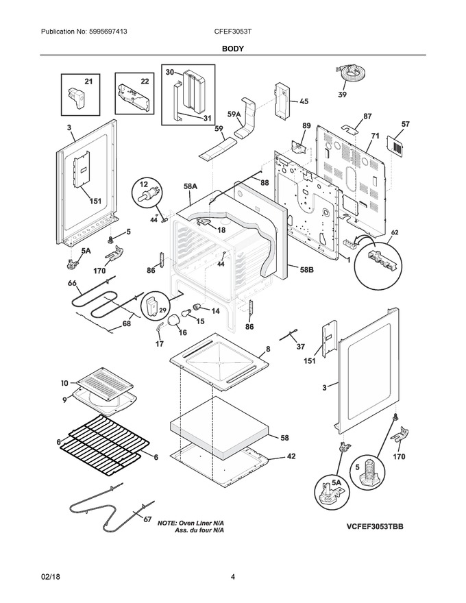 Diagram for CFEF3053TWC