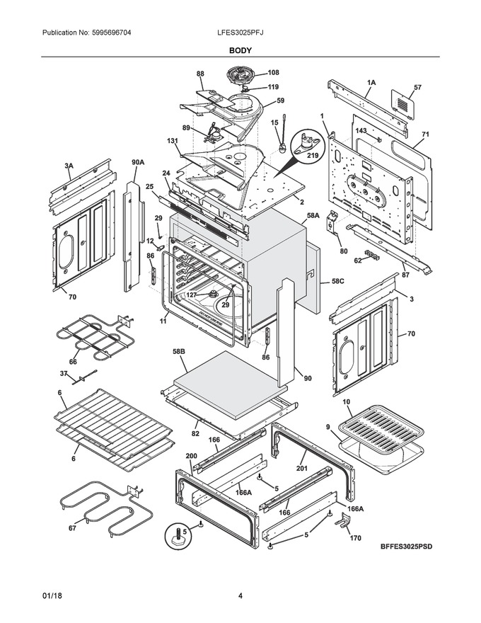 Diagram for LFES3025PFJ