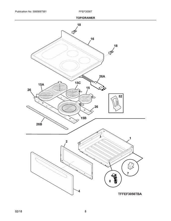 Diagram for FFEF3056TWB