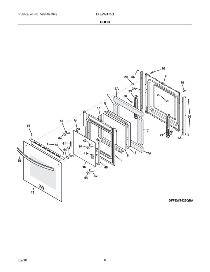 Diagram for FFEW2415QWC